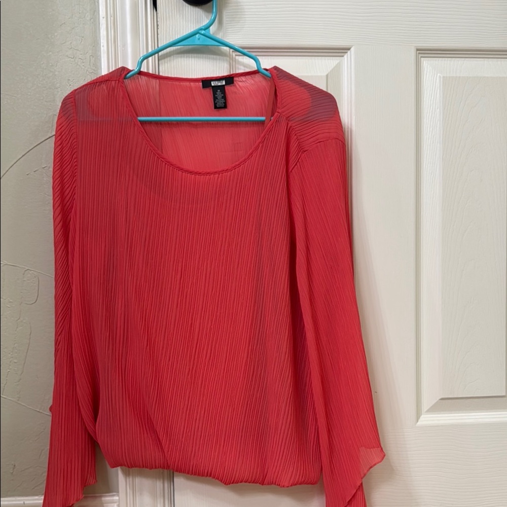 Express Women's coral Blouse